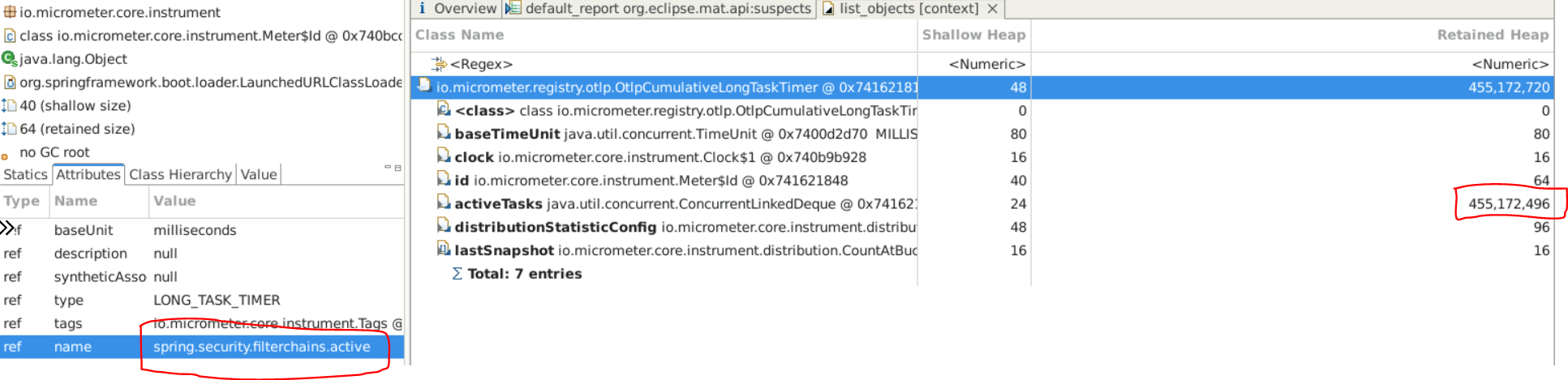 Spring Security Increasing memory usage from Spring Security Observation due to the metric 