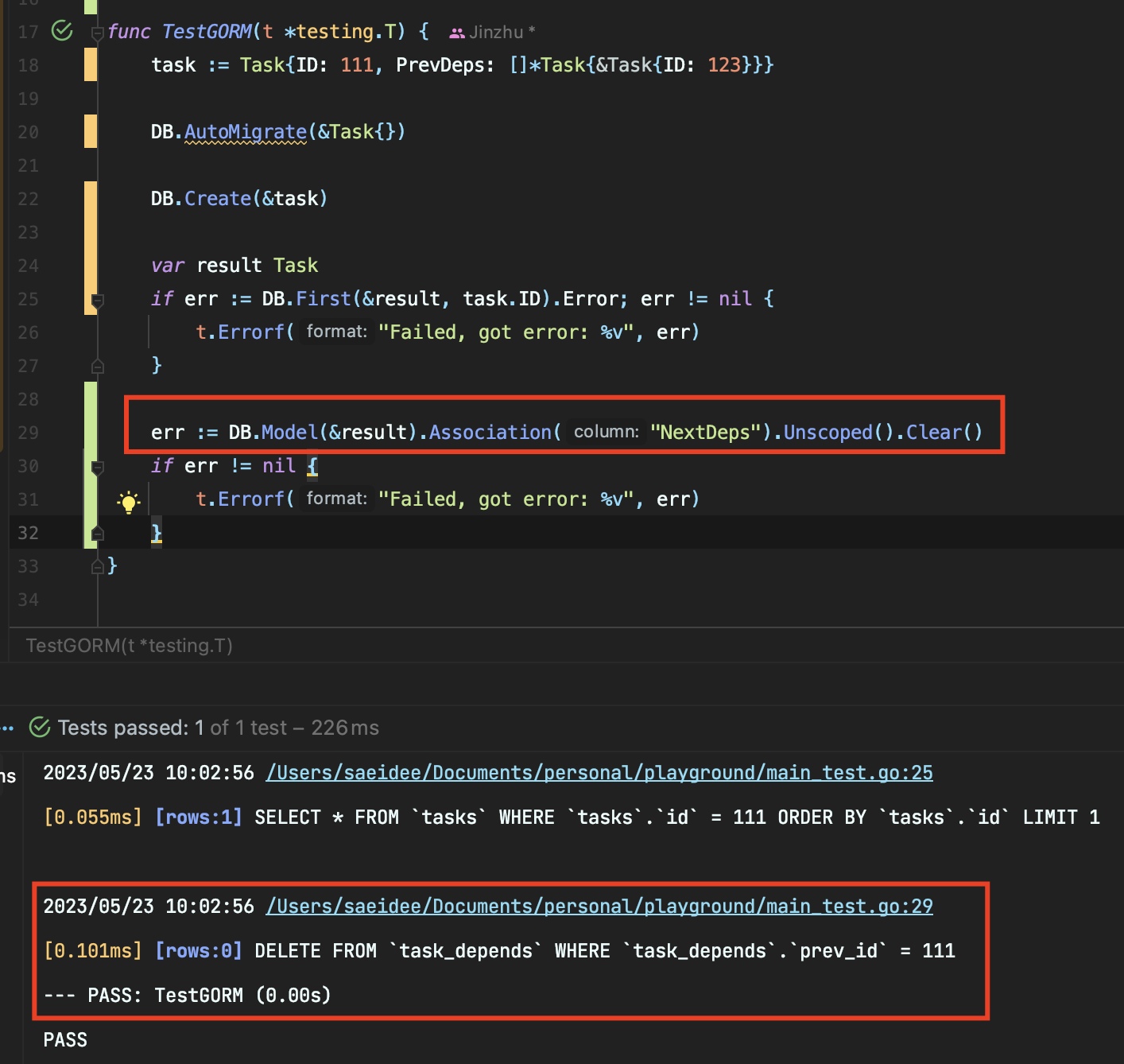 Gorm how to delete object with self-referenced objects