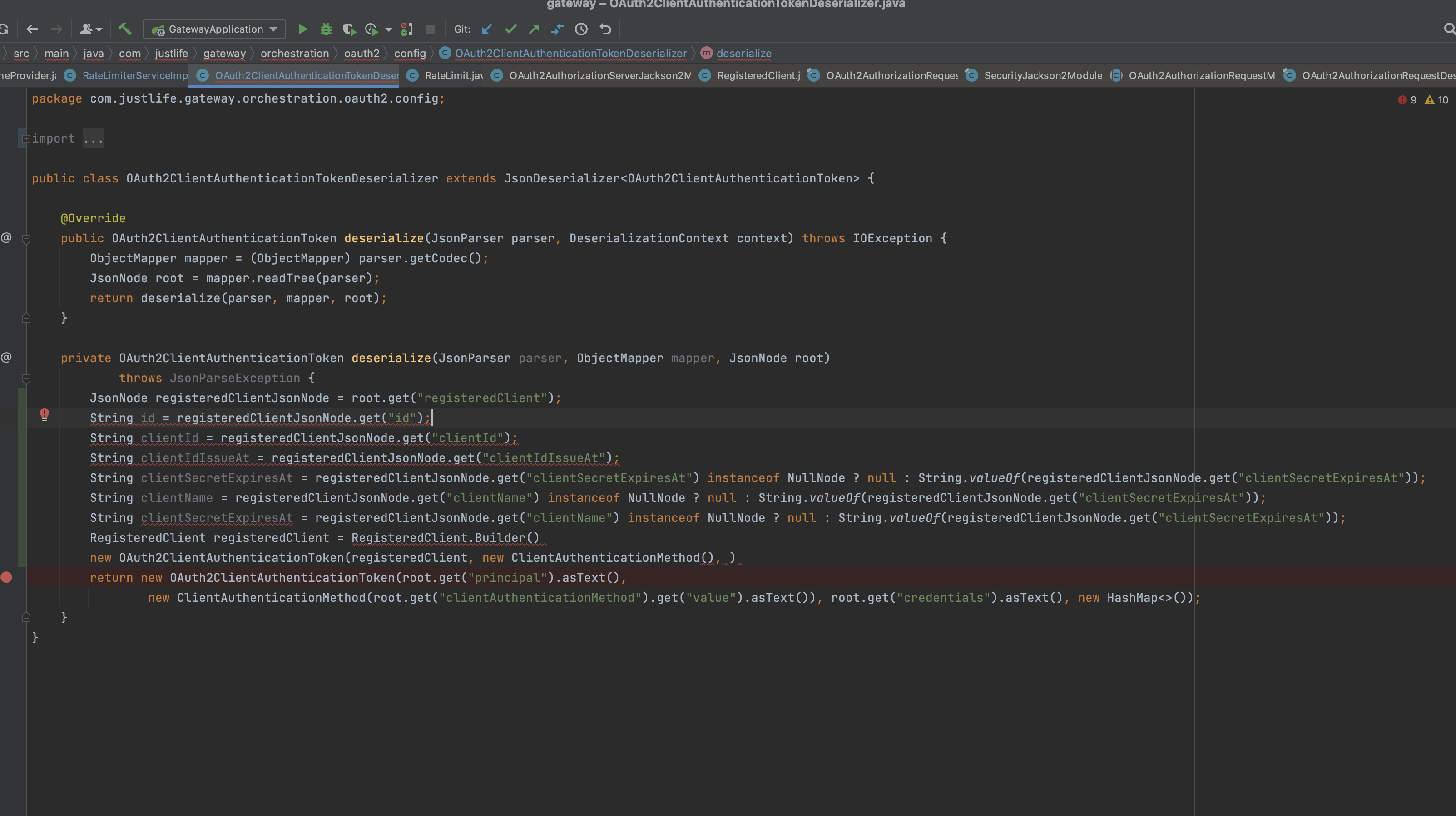 Spring Security OAuth2RefreshTokenAuthenticationProvider java.lang.ClassCastException: class java.util.LinkedHashMap cannot be cast to class org.springframework.security.core.Authentication (java.util.LinkedHashMap is in module java.base of loader 'bootstrap'; org.springframework.security.core.Authentication is in unnamed module of loader 'app')