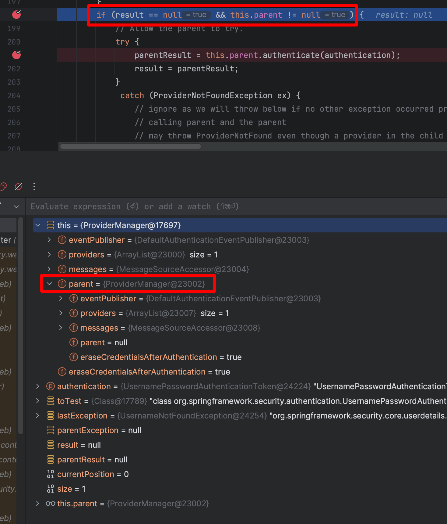Spring Security The Custom Provider implementing the AuthenticationProvider interface is called twice and fails