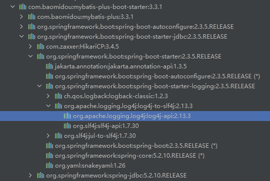 MyBatis-Plus mybatis-plus-boot-starter: Remote code injection in Log4j