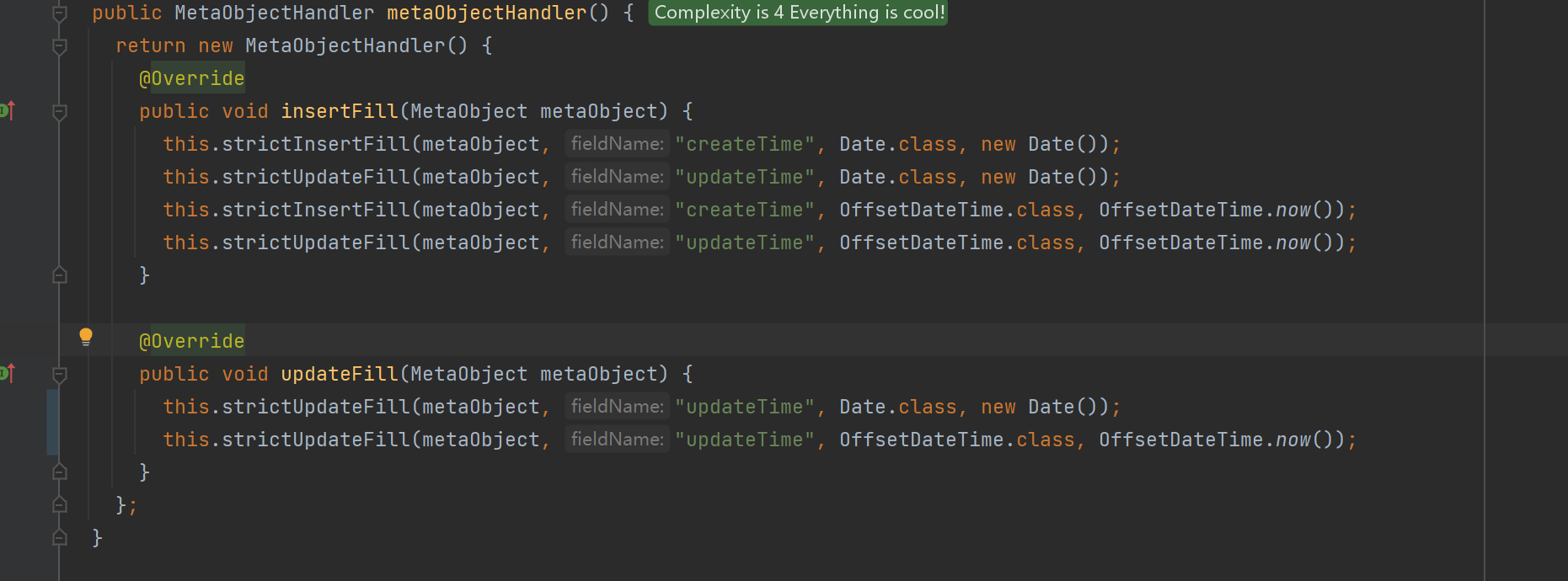 MyBatis-Plus 同一个字段名有两种Class类型怎样全局填充