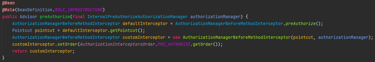 Spring Security Some enhancement suggestions for new Authorization architecture classes for customizing the authorization logic