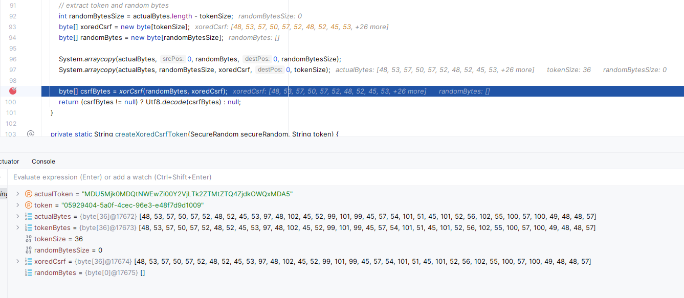 Spring Security ArrayIndexOutOfBoundsException thrown when validating csrf token using CookieCsrfTokenRepository.In Version 6.2.3