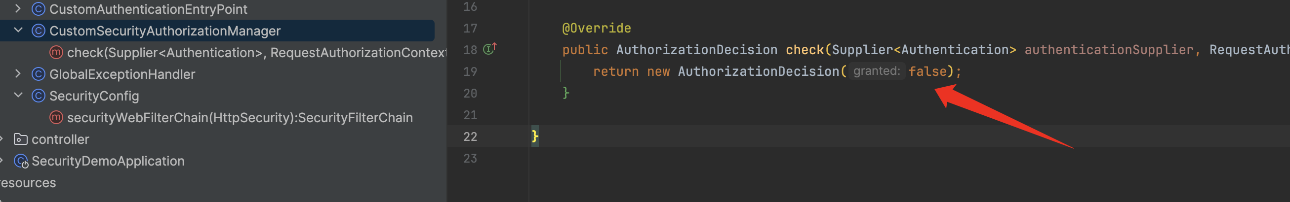 Spring Security The AccessiDeniedHandler is invalid when the system @RestControllerAdvice catch Exception.But the custom AuthorizationManager authentication Access DeniedHandler works fine again