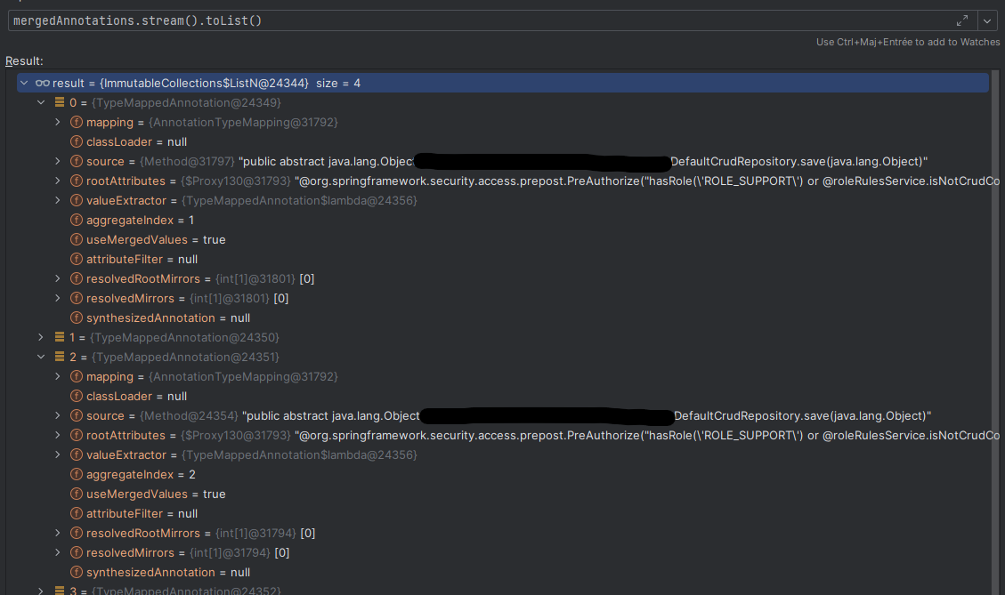 Spring Security AuthorizationAnnotationUtils.findUniqueAnnotation broken for inherithed repository methods