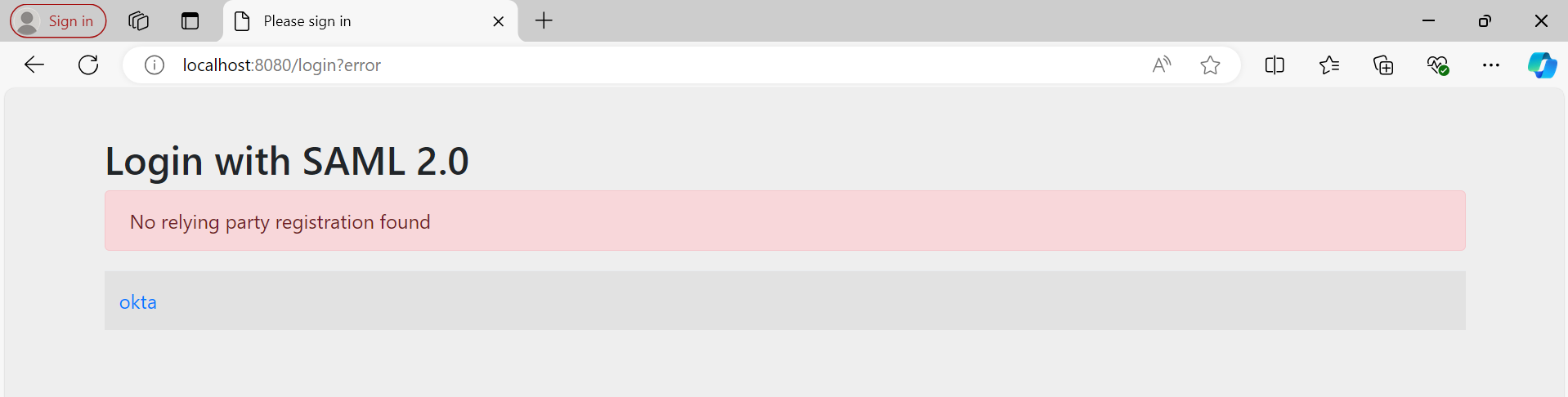 Spring Security login url for Saml 2.0 is not working after migration to spring boot 3.3.4 from 2.7.18