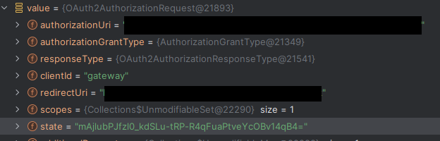Spring Security State mismatch due to URL encoding