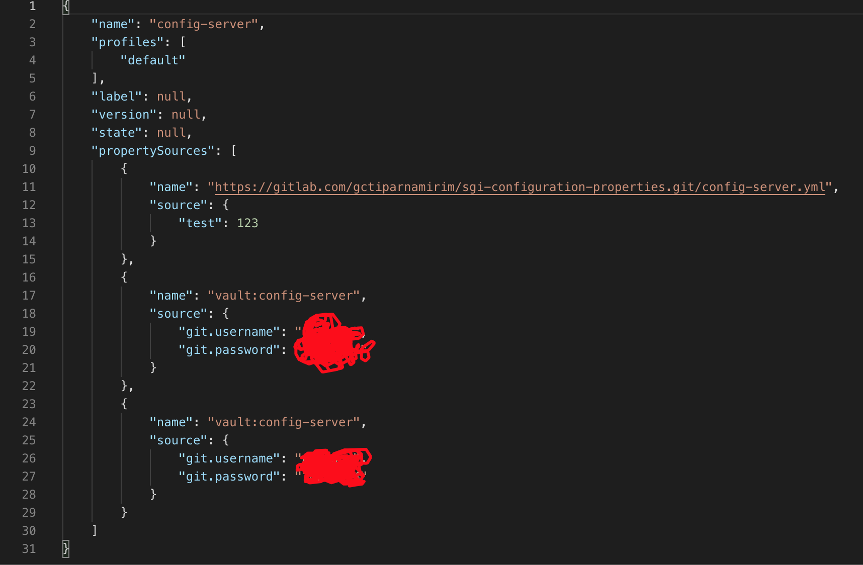 Spring Cloud Config Config Server using GitHub AND Vault AND bootstrap = true not working