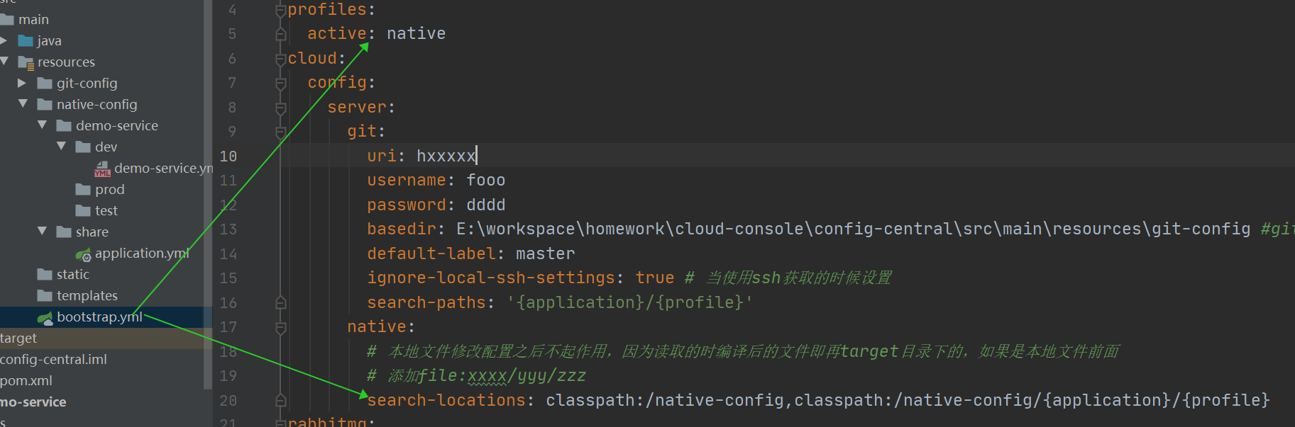 Spring Cloud Config Missing 'logging.file.name' or 'logging.file.path' proper