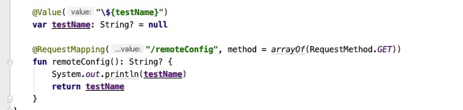 Spring Cloud Config always could not resolve placeholder 'testName' in value 