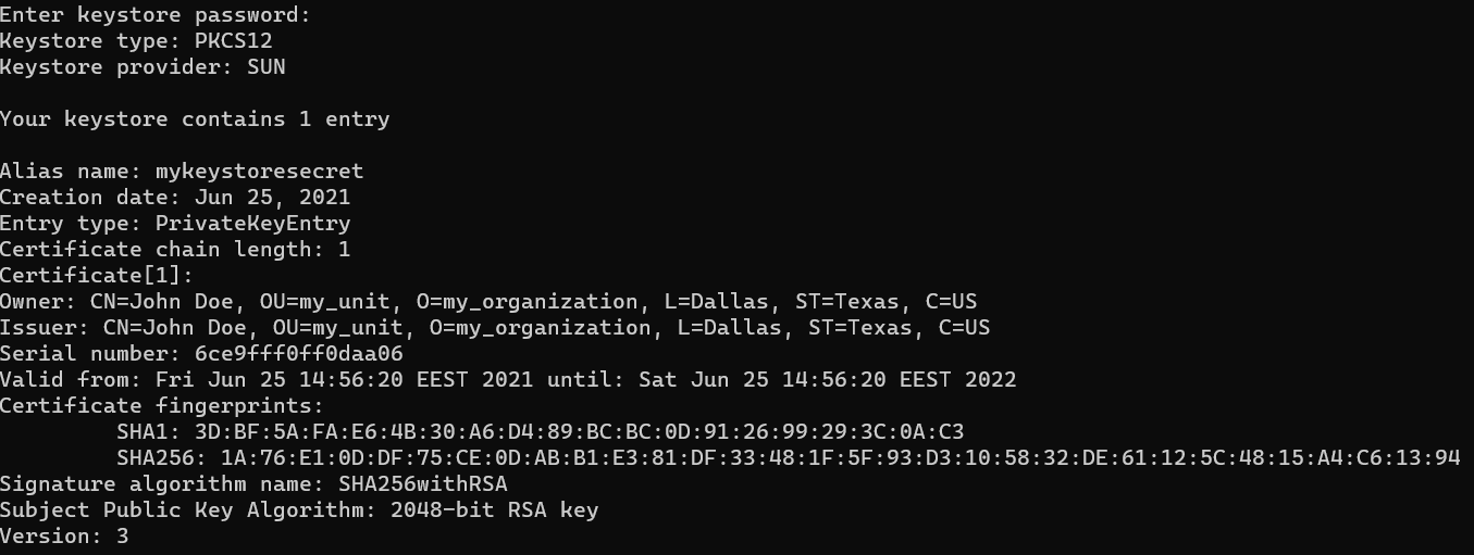 Spring Cloud Config Asymmetric encryption for a config server running in docker - NoSuchAlgorithmException: Algorithm HmacPBESHA256 not available