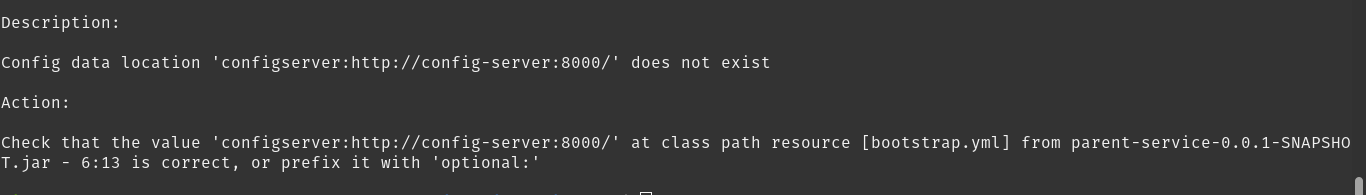 Spring Cloud Config spring cloud config server in docker