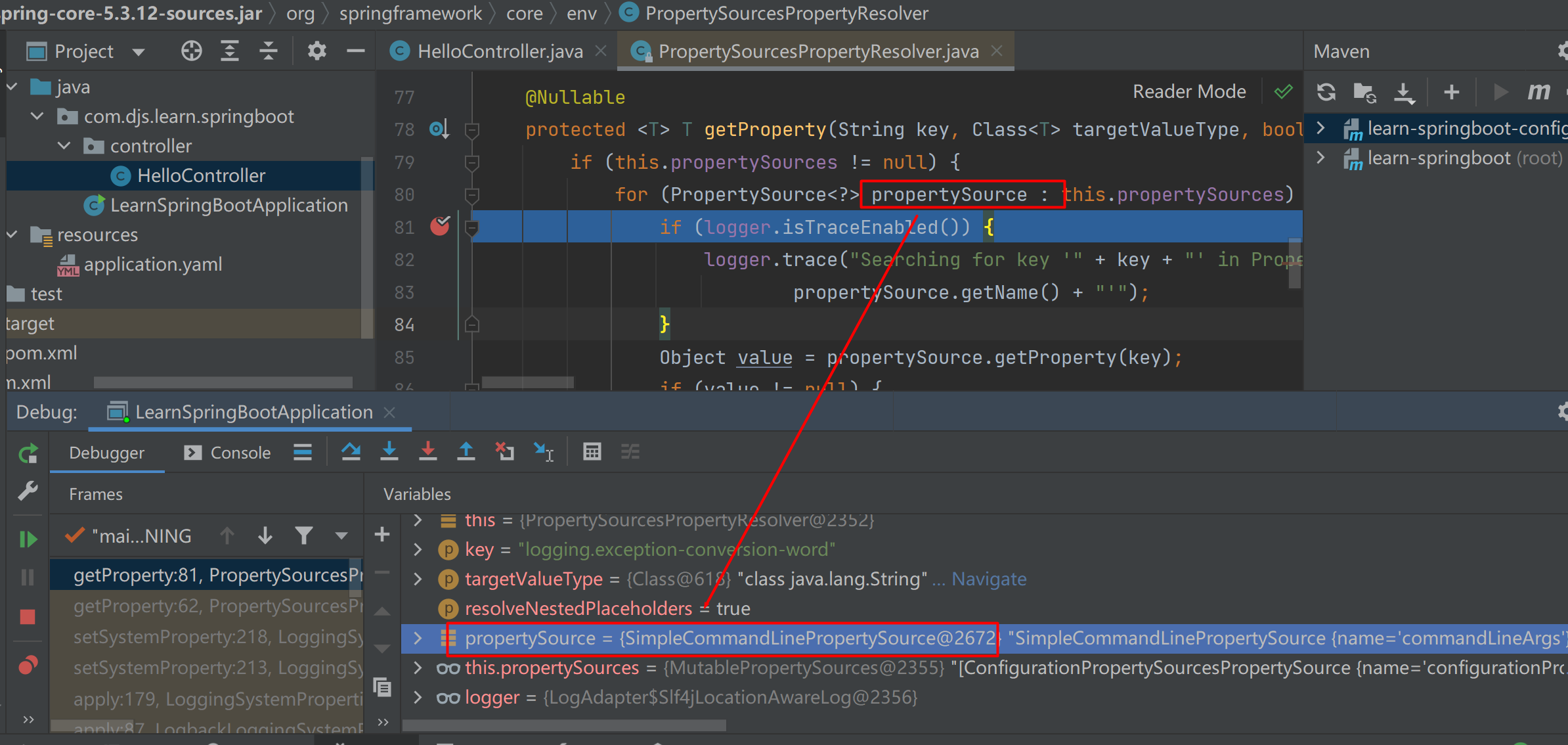 SpringBoot Short circuit @Value injection when using a source already covered by ConfigurationPropertySourcesPropertySource