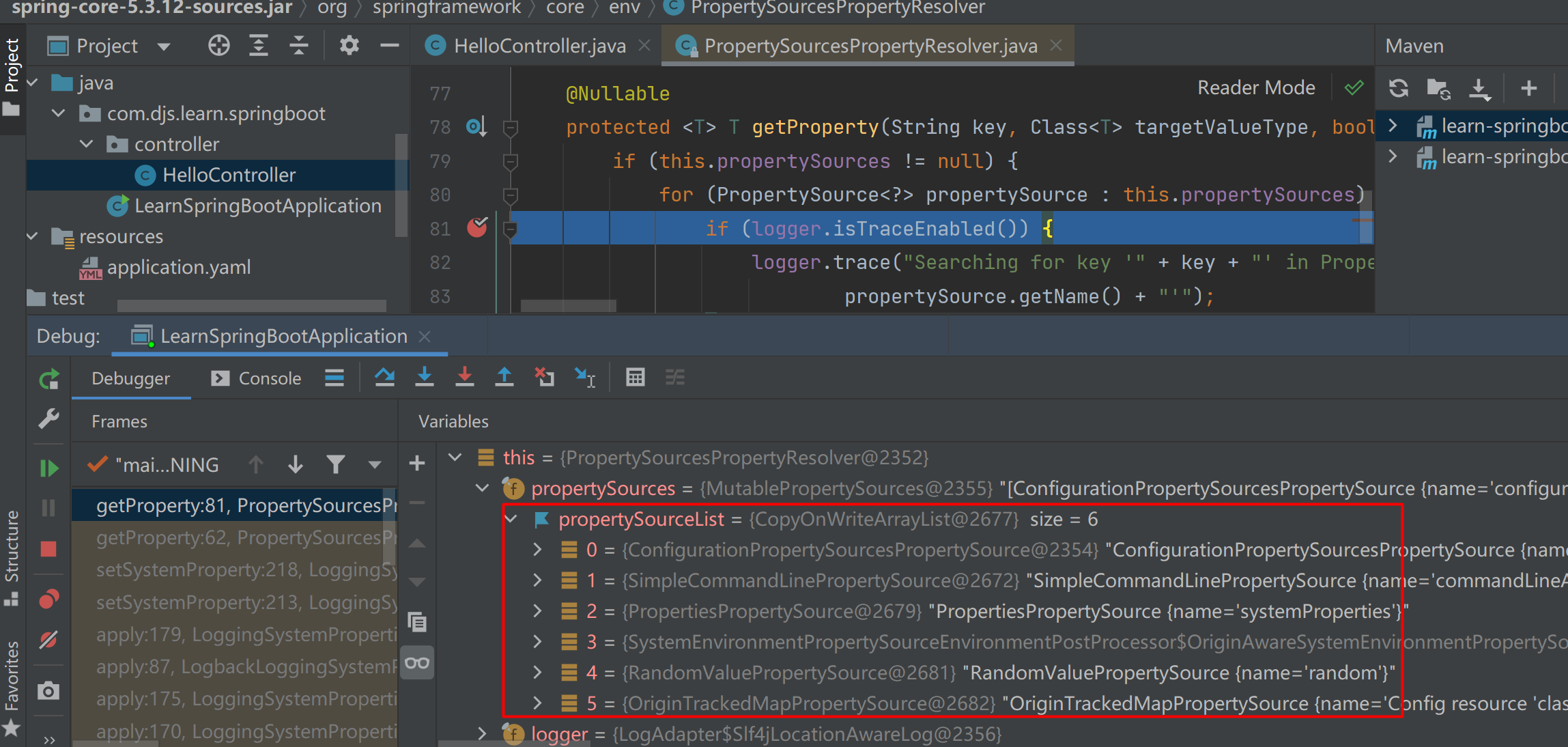 SpringBoot Short circuit @Value injection when using a source already covered by ConfigurationPropertySourcesPropertySource