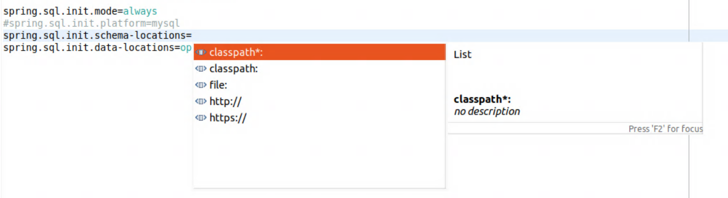SpringBoot Document that scripts for database initialization are optional by default and how they can be made mandatory