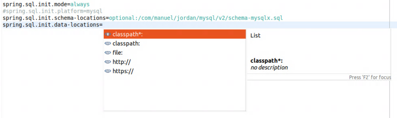 SpringBoot Document that scripts for database initialization are optional by default and how they can be made mandatory