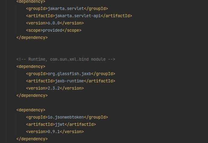 SpringBoot FileNotFoundException: class path resource [jakarta/servlet/Filter.class] cannot be opened because it does not exist