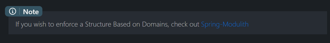 SpringBoot Include Spring Modulith in Spring Boot Documentation