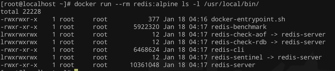 Redis The redis-server directive contains redis-sentinel, redis-check-aof,redis-check-rdb?