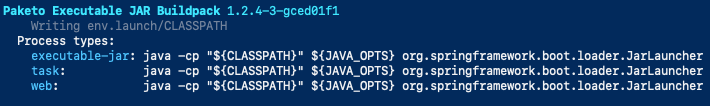 springboot Creating Image using BuildPacks  - Spring Boot 2.3.0