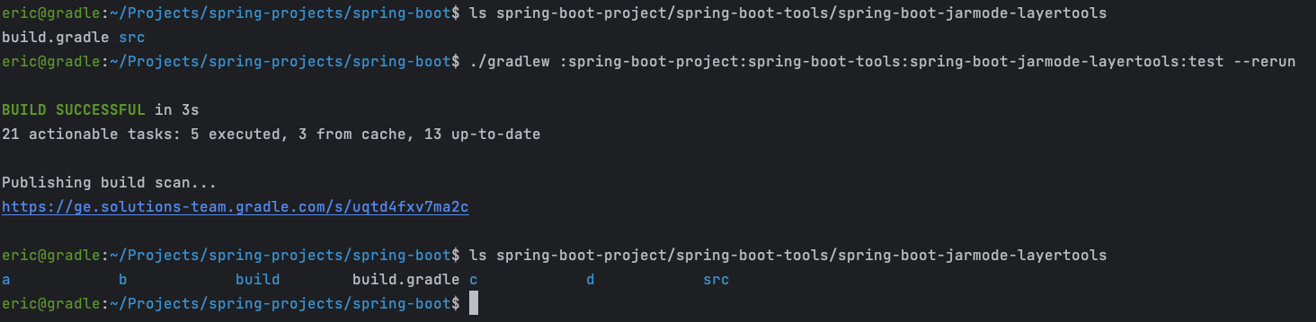 SpringBoot Test in ExtractCommandTests does not write files to the project directory