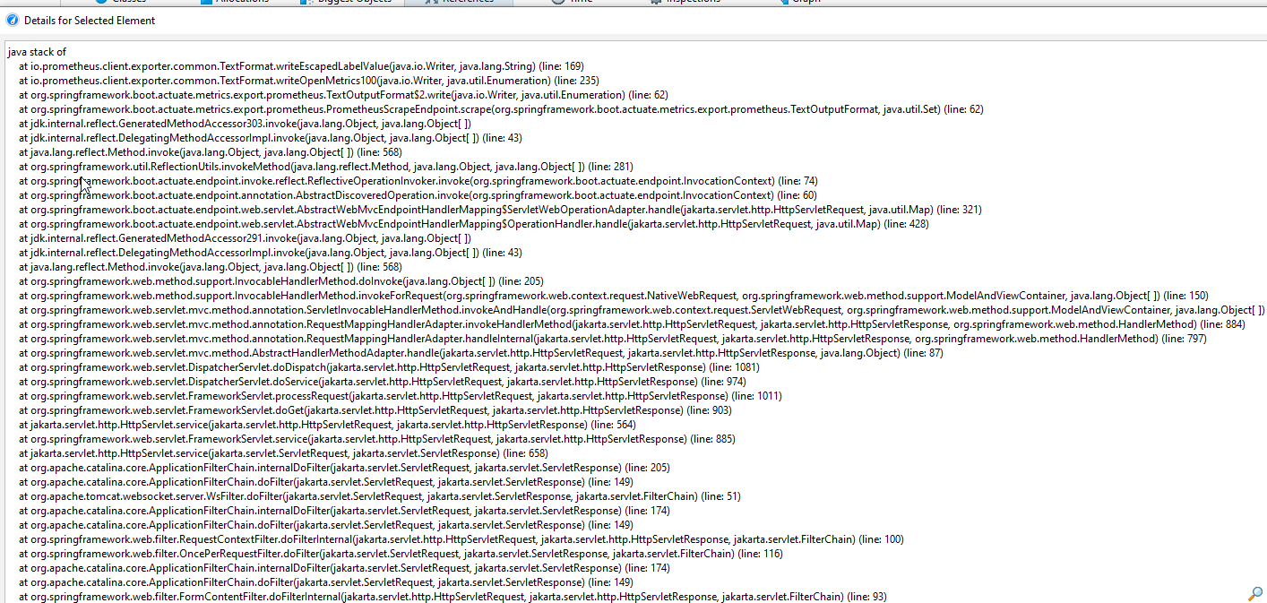 SpringBoot OutOfMemory when use spring-boot-actuator with prometheus