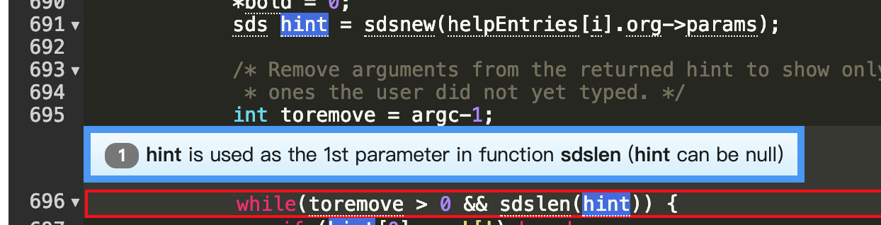 Redis Potential NPD bugs