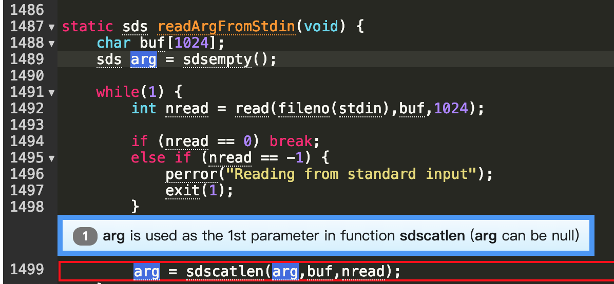 Redis Potential NPD bugs