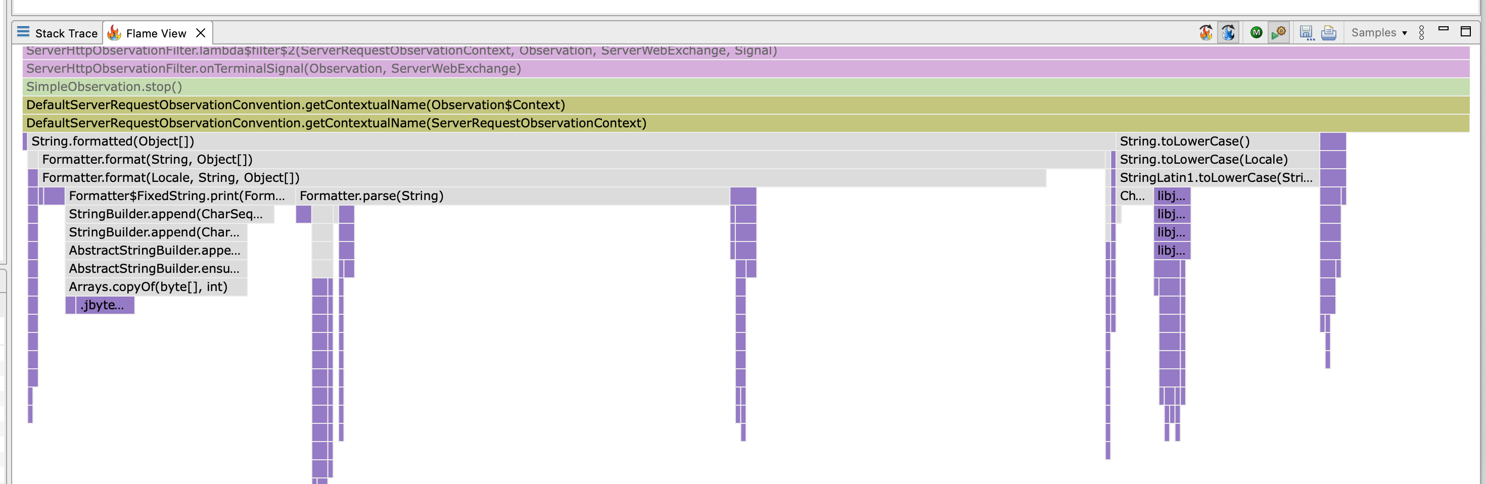 Spring Remove String.formatter() from DefaultServerRequestObservationConvention
