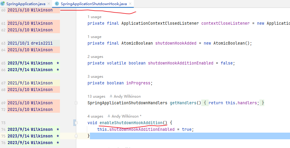 SpringBoot wrong writing of a method name.