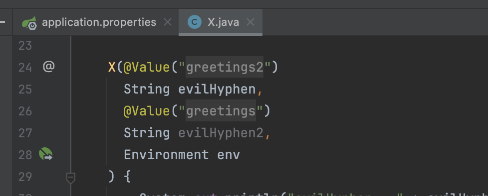 SpringBoot property is resolved incorrectly in case of a dash