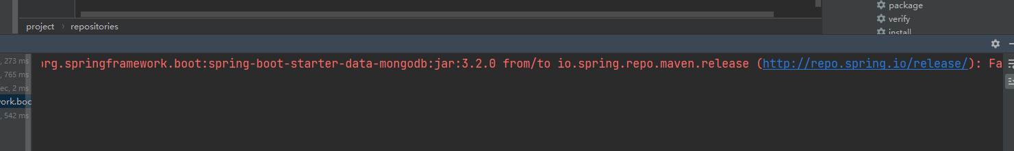 SpringBoot Failure to transfer org.springframework.boot:spring-boot-starter-parent:pom:3.2.0 