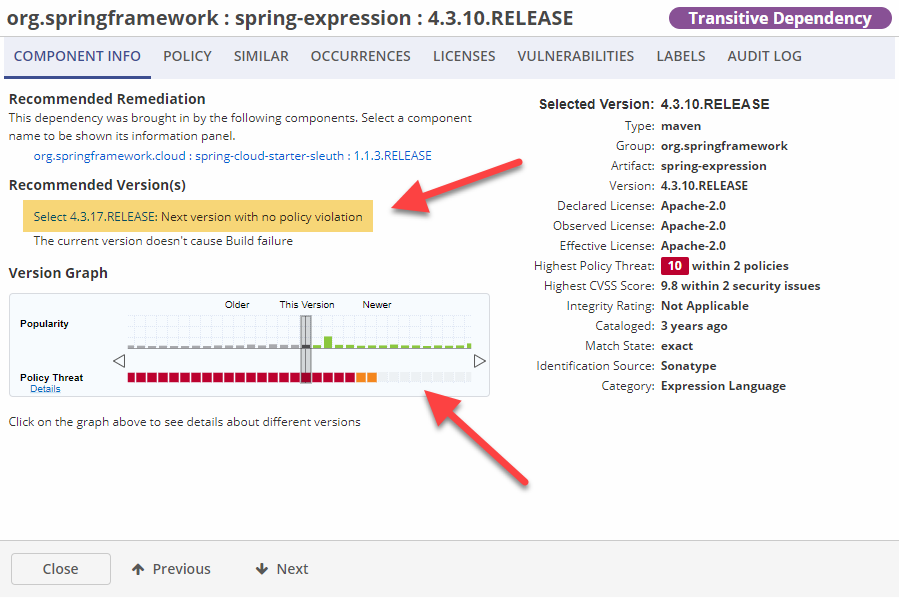Spring Sonatype vulnerability CVE-2016-1000027 in Spring-web project