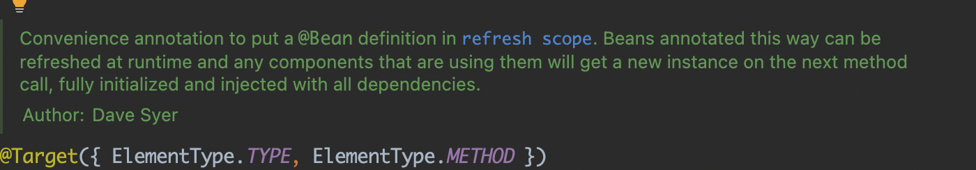 Spring @The @RefreshScope annotation marks a Task class with a @Scheduled marked scheduled task method in the Task class. After changing the configuration, the scheduled task method is executed twice each time.