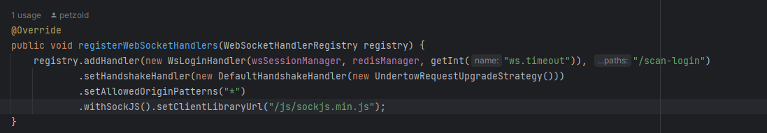Spring websocket blocked when  spring mvc cors with websocket