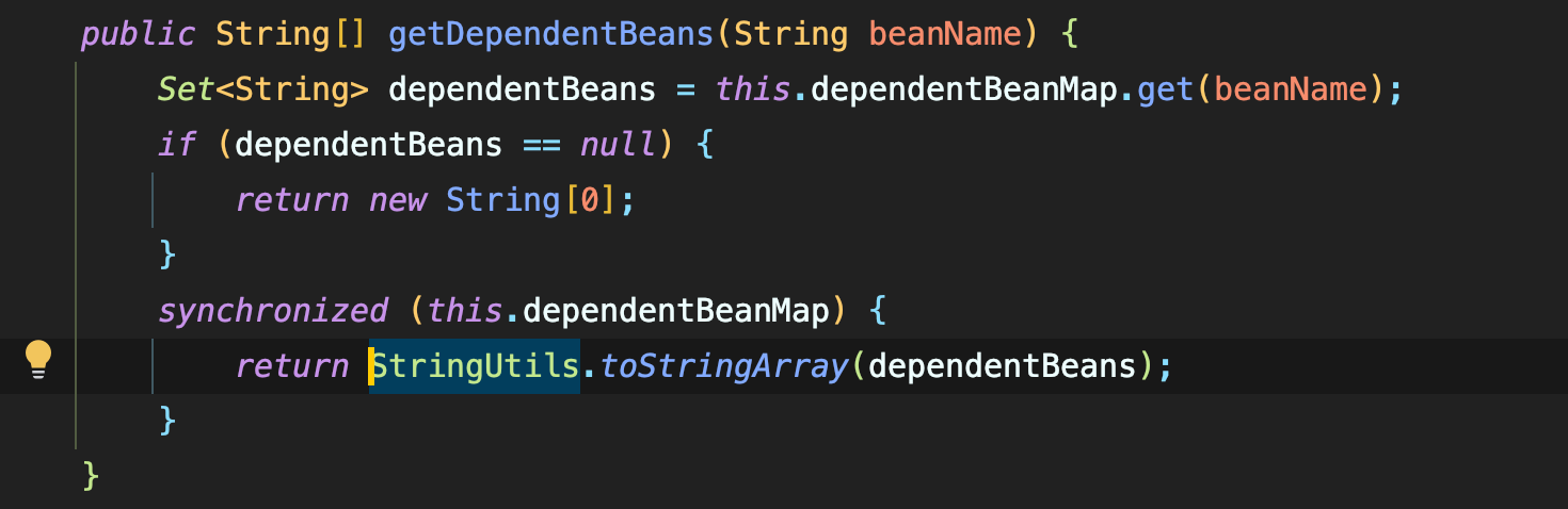 Spring Refactor concurrency within DefaultSingletonBeanRegistry
