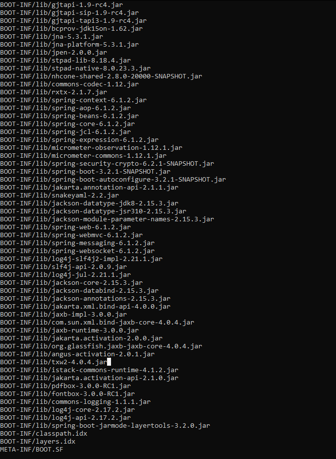 SpringBoot LaunchedClassLoader issue Illegal character in opaque part when log4j2.xml (or any file) is in a jar file 