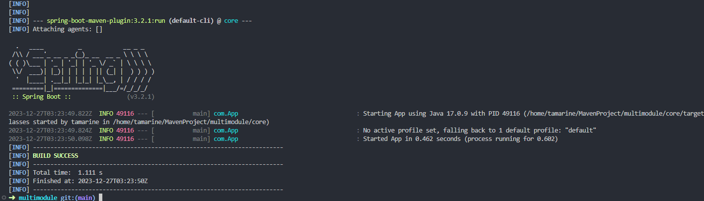 SpringBoot Multi-module active profile through Maven Commandline not working