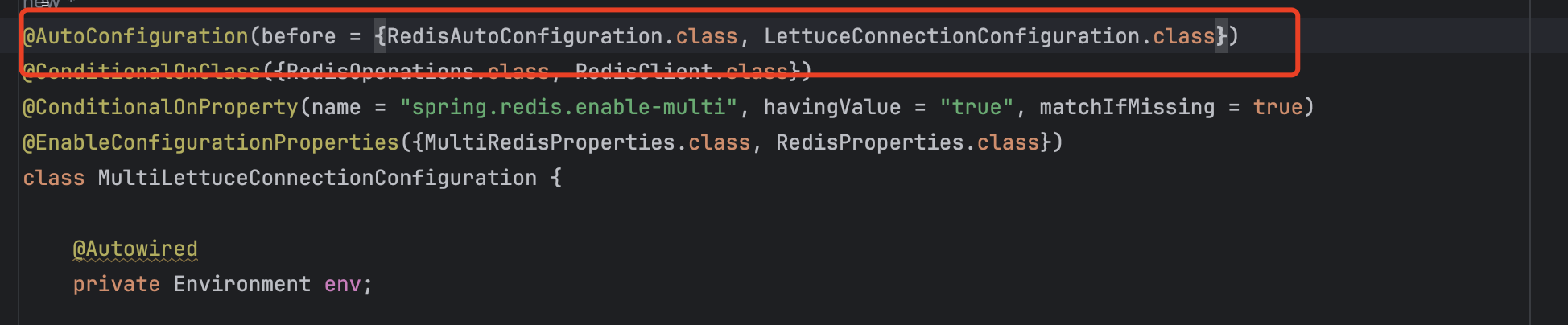 SpringBoot @AutoConfigureBefore  Unable to execute in the correct order.