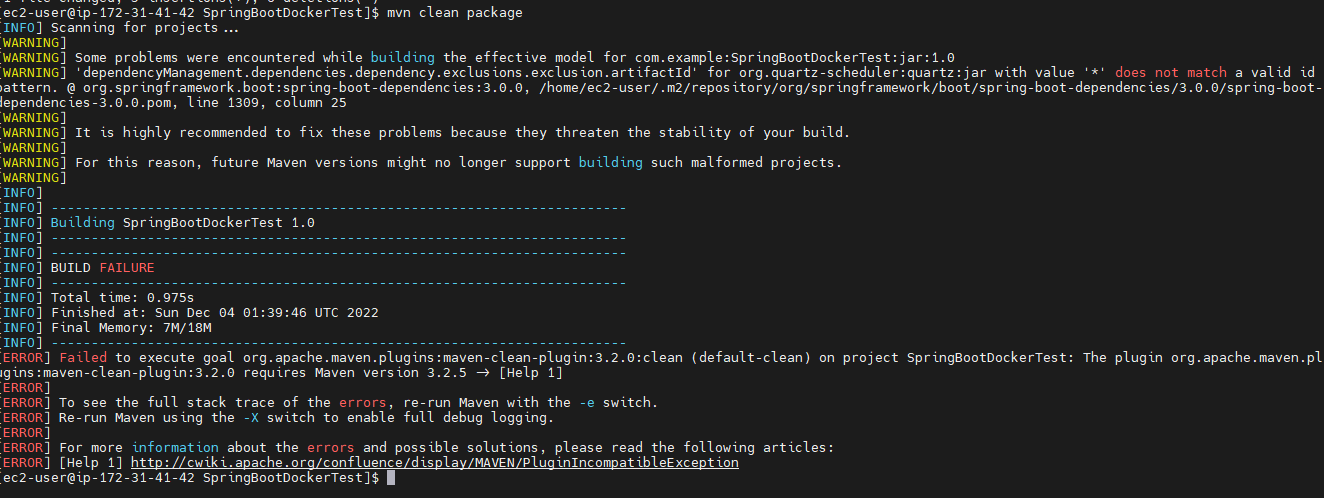SpringBoot SpringBoot2.4.0 MavenFilteringException: Input length = 1