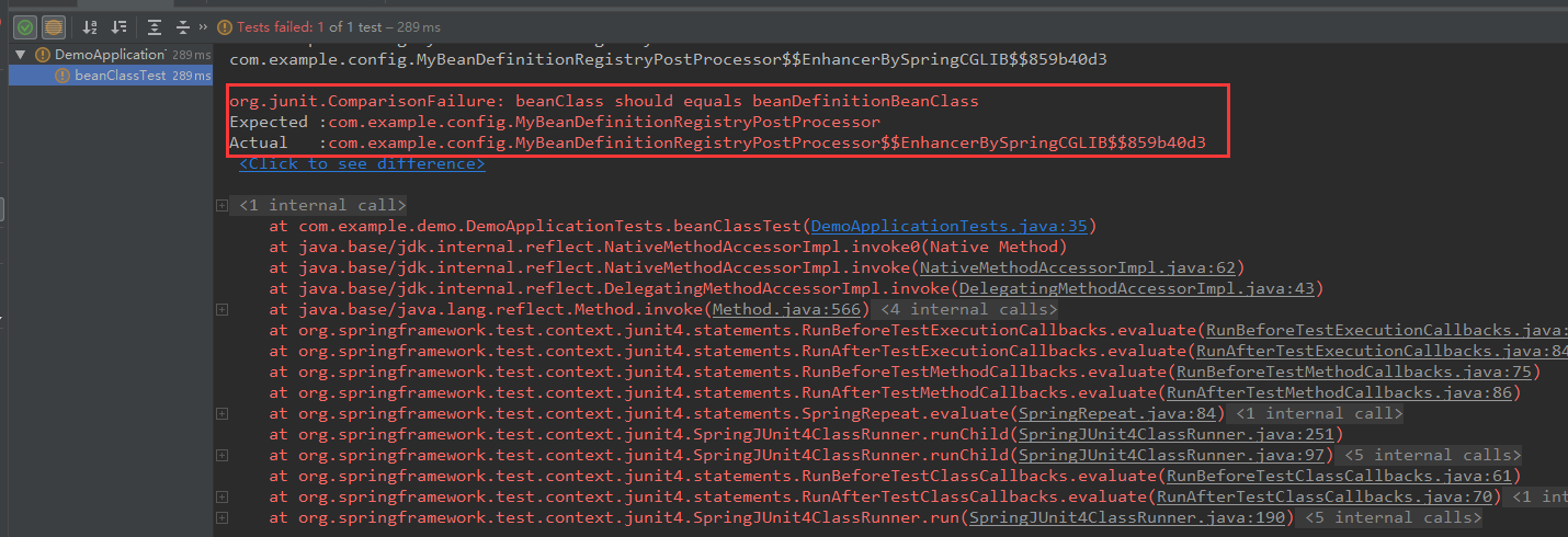 Spring When using Configuration annotation BeanDefinitionRegistryPostProcessor, the instance type of dependency injection is inconsistent with getBeanClassName in BeanDefinition