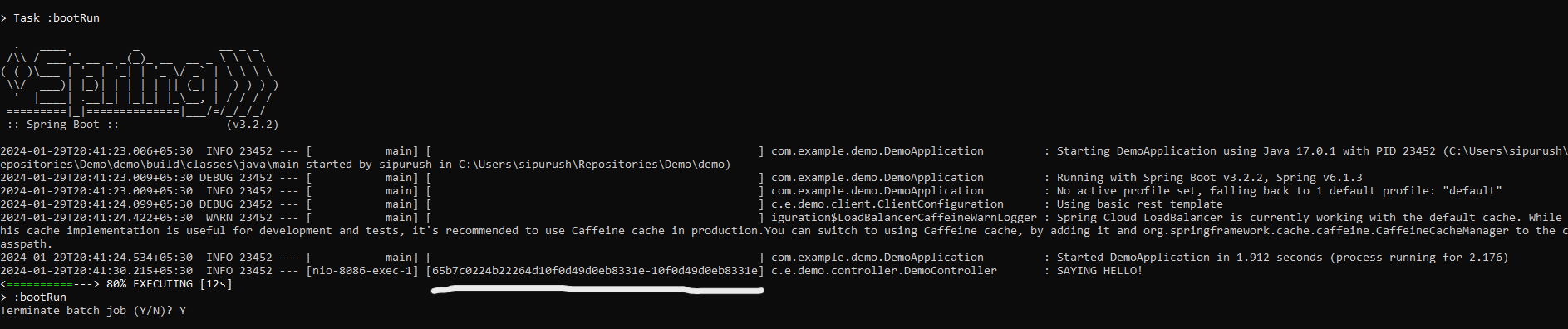SpringBoot Spring Boot 3.2 - Facing issues with trace-id and span-id not being printed in logs when spring-cloud-loadbalancer is used.