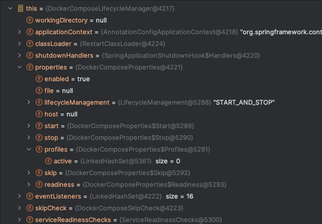 SpringBoot DockerComposeLifecycleManager.start() Called in Spring Cloud Bootstrap and in Application Context phase