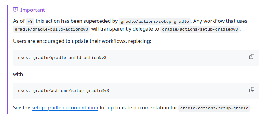 SpringBoot Migrate to gradle/actions/setup-gradle