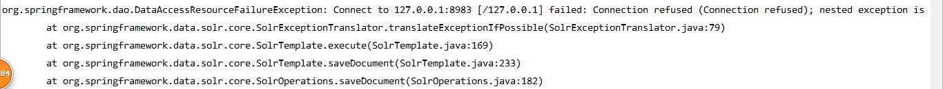 SpringBoot spring-data-solr 2.1.x, SolrExceptionTranslator.translateExceptionIfPossible(SolrExceptionTranslator.java:79)