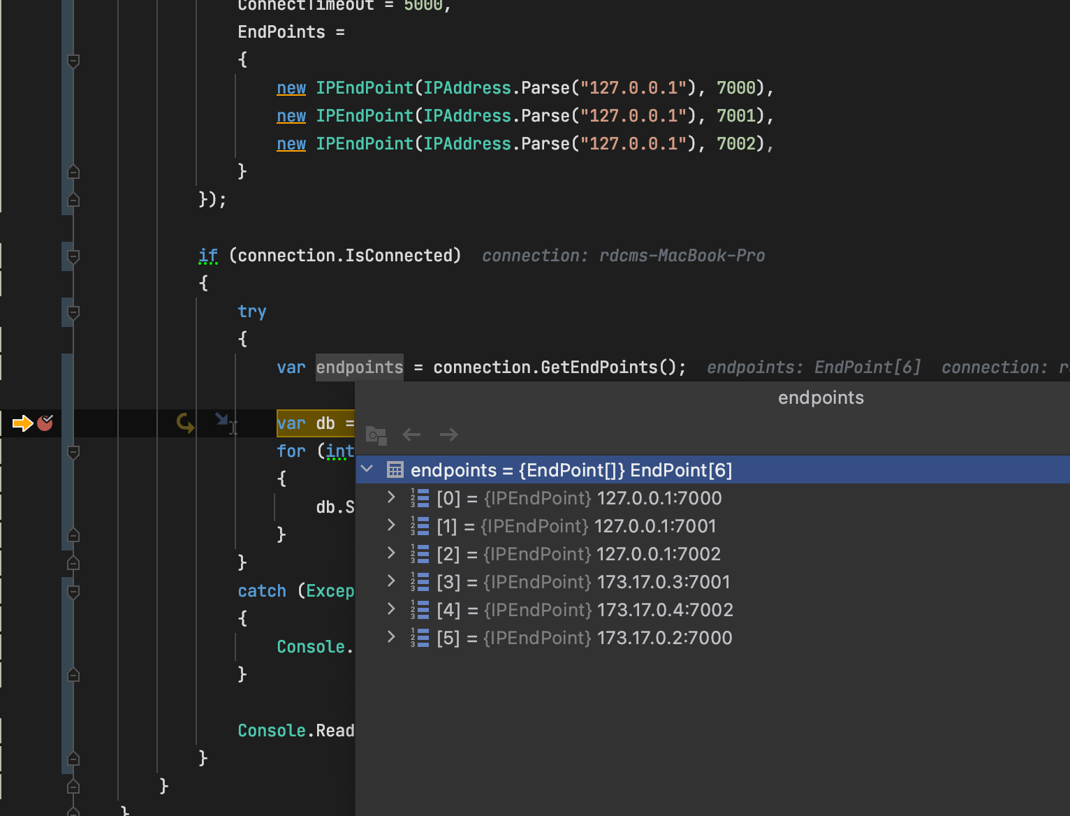 Redis [QUESTION] Unable write values to Redis Cluster