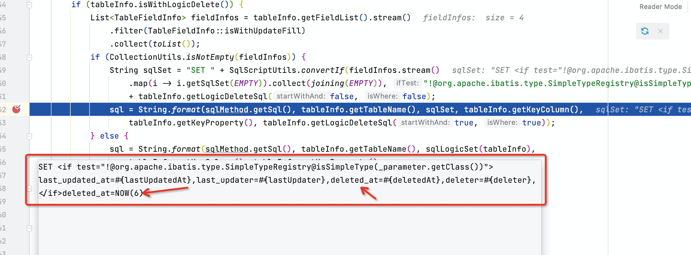 MyBatis-Plus 3.4.3.4 逻辑删除场景下，deleteById(entity) 出现 Duplicate column name
