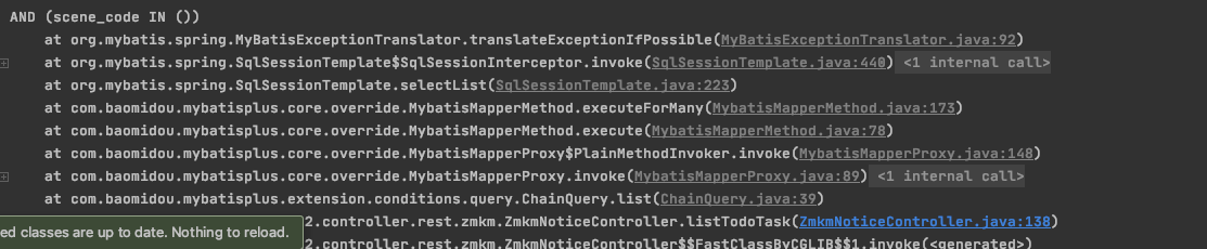 MyBatis-Plus in 一个empty list 能否直接返回空list