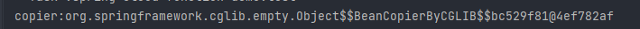 Spring CGLIB BeanCopier falls back to ClassLoader.defineClass for public target